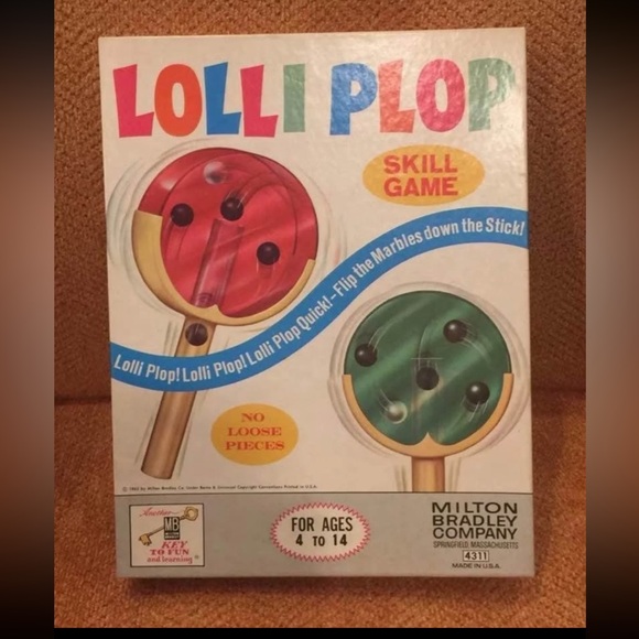 Vintage LolliPlop Skill Game 1962